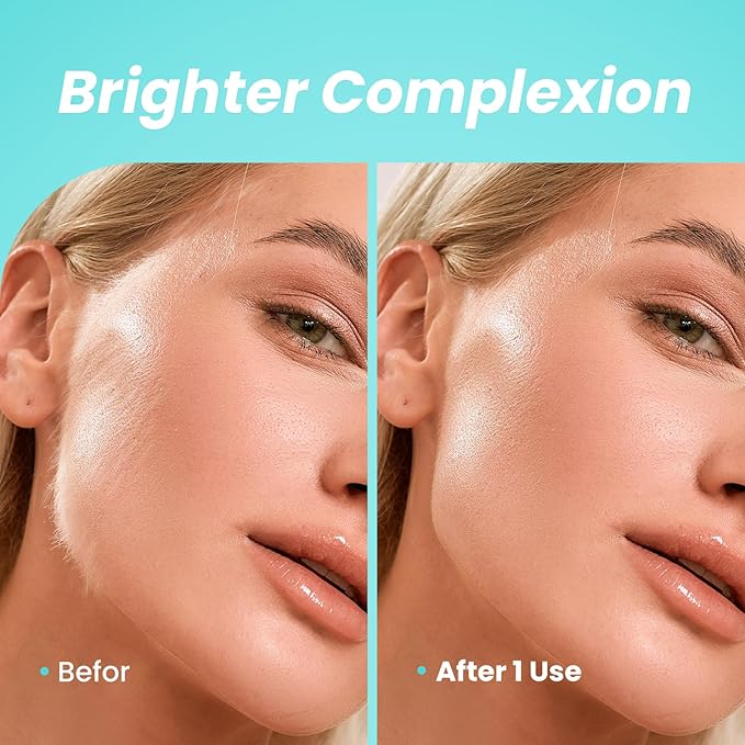 Sonic Dermaplaning Tool for Face - Rechargeable Dermaplane Razor with 6 Refill Dermablades, Facial Hair & Peach Fuzz Remover for Women (Black)