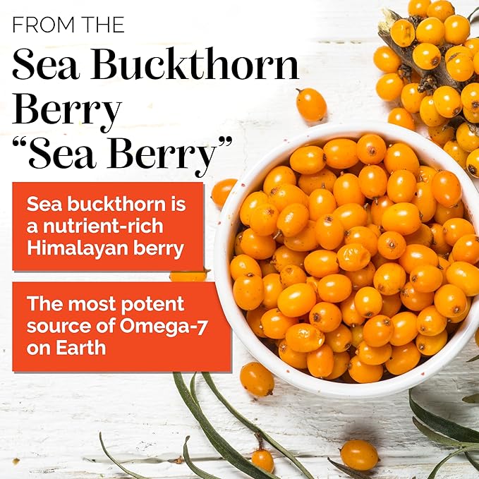 Sibu Hydrating Facial Serum, Made From Premium Sea Buckthorn Oil & Hyaluronic Acid (1oz) – Hydrates Dry Skin, Brightens Complexion & Reduces Blemishes