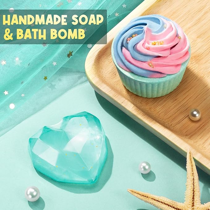 Birthday Gifts for Women Friendship, Unique Happy Birthday Gifts Basket for Mom Her Best Friend Sister Wife Girlfriend Coworker, Luxury Self Care Box Ocean Relaxing Spa Gifts Set for Women w/ Blanket