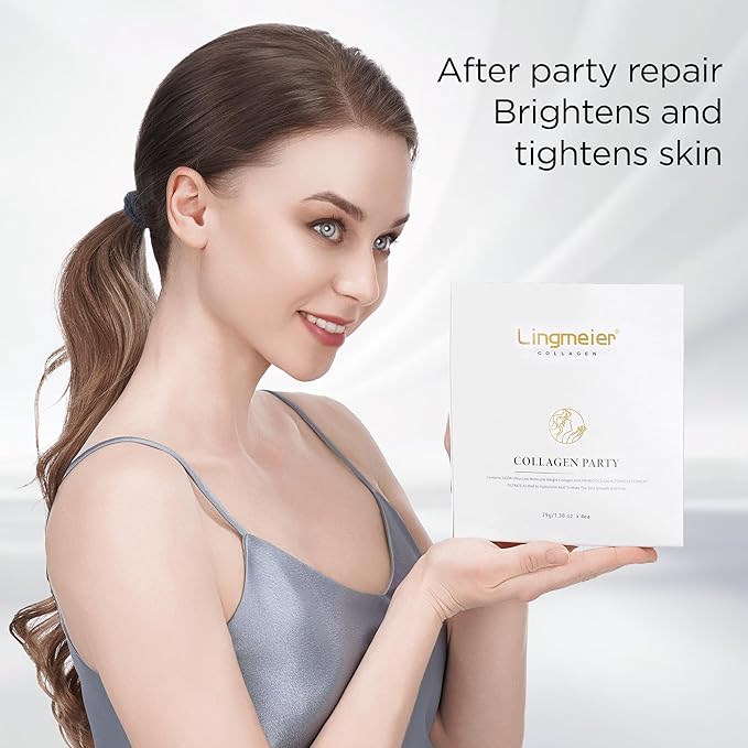 Collagen Face Mask, Real Low-molecular Deep Collagen Collagen 80,000ppm, Overnight Hydrating, Hyaluronic Acid Serum for Face, Original Hydrating Collagen Face Mask, 39g x4 Sheets