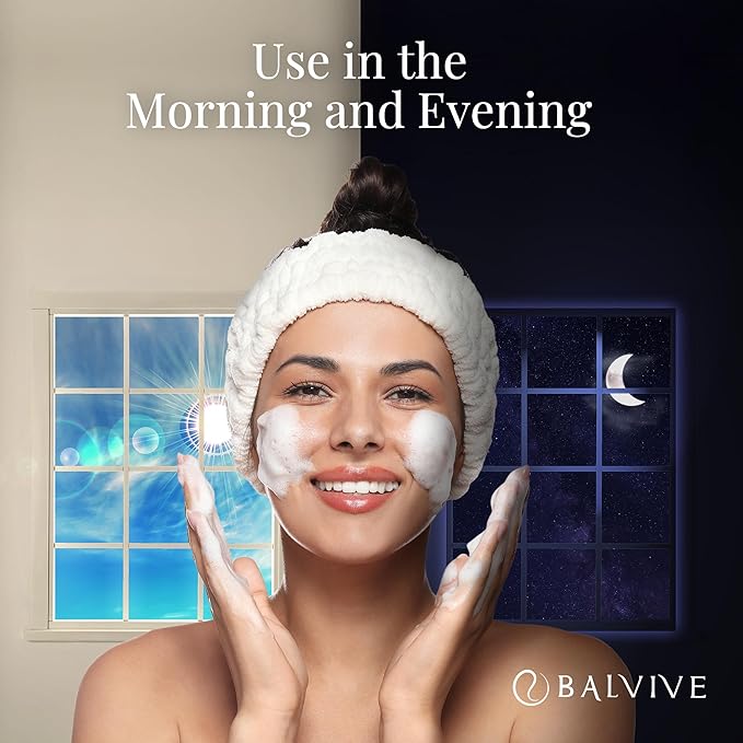 Foaming Facial Cleanser with Salicylic Acid, Glycolic Acid & Lactic Acid & Green Tea Extract– Face Wash for Acne, Oily & Sensitive Skin – Makeup Remover & Pore-Cleansing Skincare 6.7 fl oz