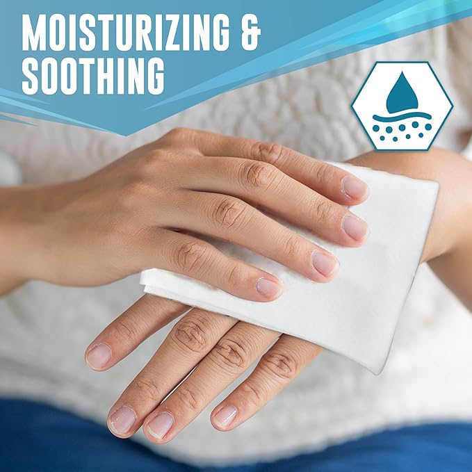 XL Adult Body Wipes – Hypoallergenic No Rinse Bath Wipes with Aloe & Vitamin E, Extra Thick Rinse-Free Shower Alternative for Incontinence, Elderly Care, Camping & Travel 4 Packs + 18 Singles