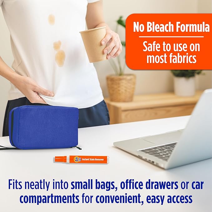 Tide Stain Remover for Clothes, Tide To Go Pen, Instant Stain & Spot Remover for Clothes, Travel & Pocket Size, 5 Count (Pack of 1) (Packaging May Vary)