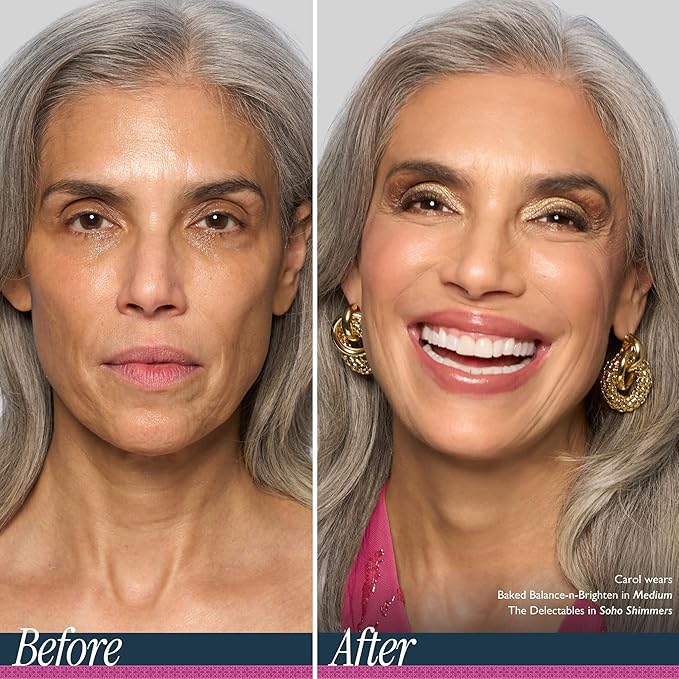 LAURA GELLER NEW YORK Delectable Delights Shimmer-Finish Baked Eyeshadow Kit with Kajal Mascara | Long-Lasting Crease-Proof Baked Eyeshadows for Mature Skin - Amazon Exclusive