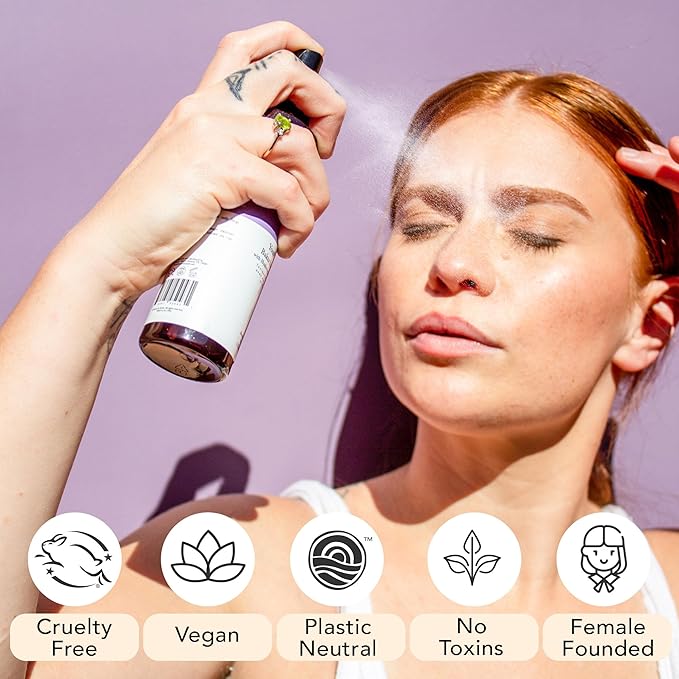 Bakuchiol Face Toner - USA Made with Natural & Organic Ingredients, Skin Toner for Oily and Acne Prone Skin, Spray Toner for Aging Skin, Smoothes Fine Lines & Wrinkles, Face Toner for Women Anti Aging