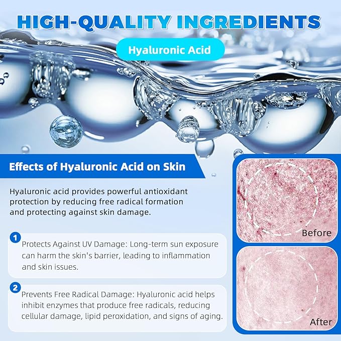 30pcs 3% Hyaluronic Acid Ultra Hydrating Serum, Anti-Aging Serum Intensive Hydration, improves skin texture, minimizes fine lines, improve dryness and dehydration for all skin types