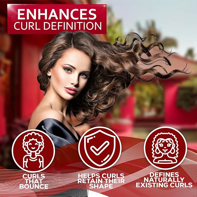 Curly Hair Mask - Deep Conditioning, Curl Enhancing Split End Repair for Women and Men - Strengthening Treatment Cream and Moisturizer Products for Dry, Damaged, Frizzy Hair - Anti Breakage Solution