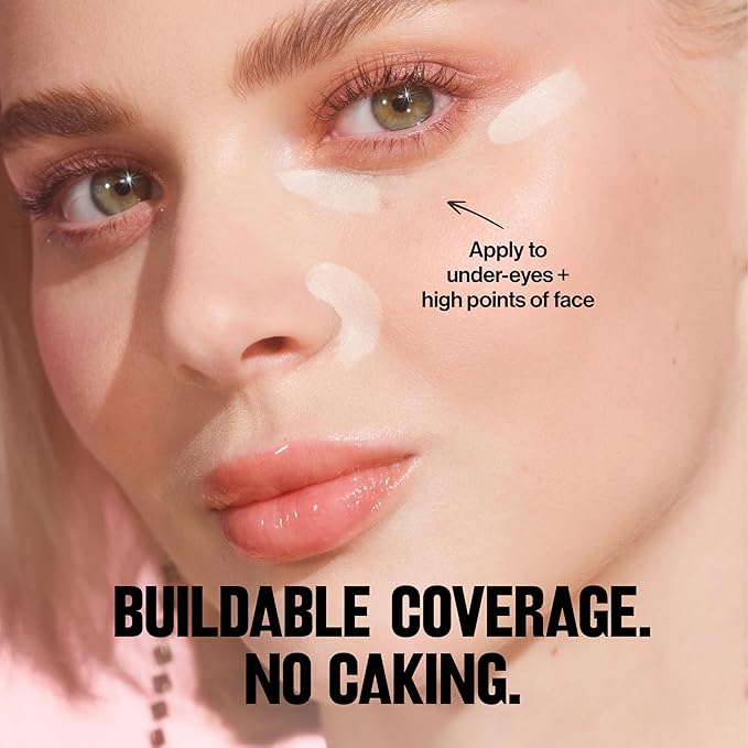 Revlon Glimmer Brightening Concealer, Liquid Under Eye Makeup, Made with Caffeine, Vitamin C, & Stevioside, 135, 0.3 fl oz