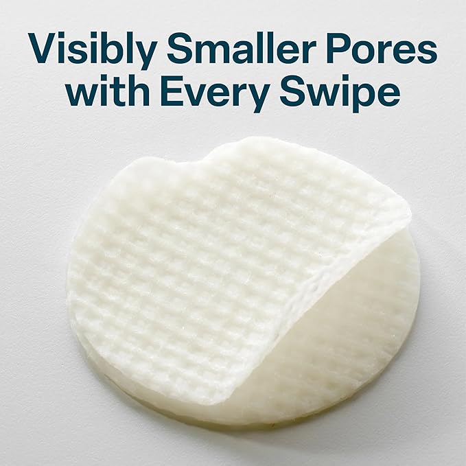 Pore Refining Toner Pads with Salicylic Acid and Niacinamide in a Witch Hazel Solution - With Vitamins B5, C & E, Chamomile & Green Tea - Helps Reduce the Look of Enlarged Pores