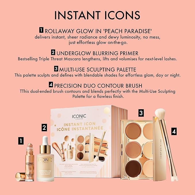 ICONIC LONDON Instant Icons Make up Gift Set