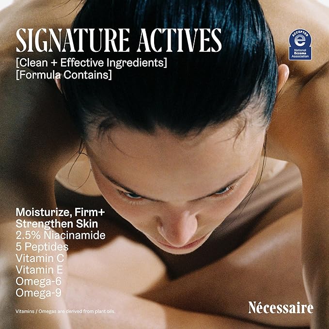 Nécessaire The Body Duo (Eucalyptus) Holiday Gift Set - The Body Wash 16.9oz + The Body Lotion 15.2oz for Women + Men. Multi-Oil Shower Gel Cleanser + Multi-Peptide Body Moisturizer. Non-Comedogenic.