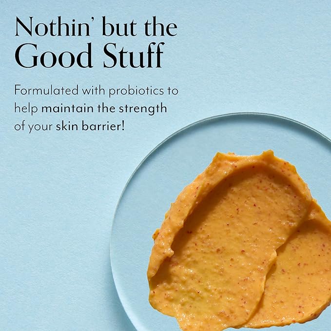 Bliss Pumpkin Powerhouse & Resurfacing Enzyme Mask - 10% AHA Pumpkin Blend with Prebiotics and Hyaluronic Acid for Smooth, Glowing Skin - Vegan, Clean, Cruelty-Free (1.7 Oz)