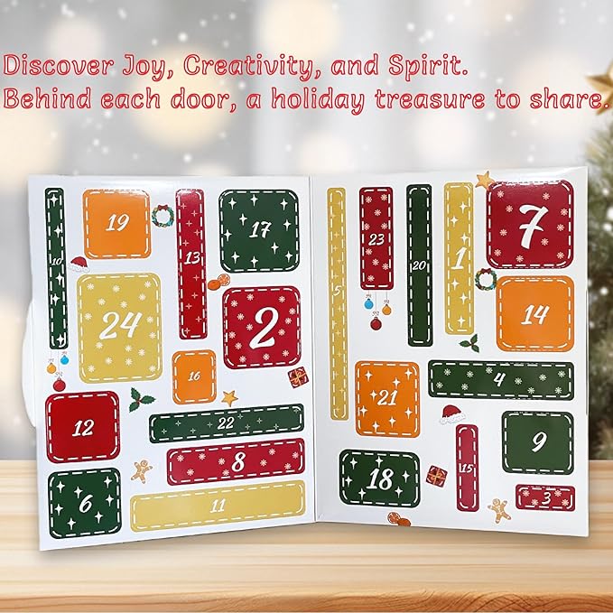 Makeup Advent Calendar 2025, 24 Days Christmas Makeup Gift Set for Women & Teens, Makeup Set Christmas Countdown Calendar, Make up Set for Girls, Holiday Surprise Make Up Kit for Women Full Kit