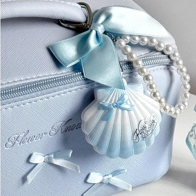 Flower Knows Shell’s Jewel 13-Piece Makeup Gift Box Set,Lip Gloss×2+Blush×1+ Eyeshadow Palette×1+Highlighter×3+Hand Mirror×1+Hair Clip×1+Mini Powder Puff×1+Blush Brush×1+Eyeshadow Brush×1+Gift Box×1