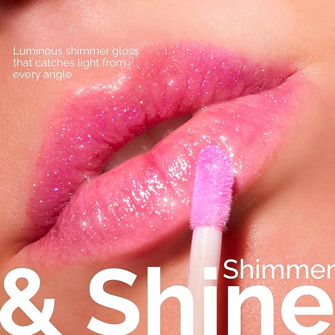 LuxeLip™ Matte Lipstick for Older Women, Hydrating Non-Sticky Lip Gloss for Luminous Shine & Moisturized Lips, Lightweight, Long-Lasting Glossy Finish, Cruelty-Free Lip Makeup (Punchy Pink, 8ml)