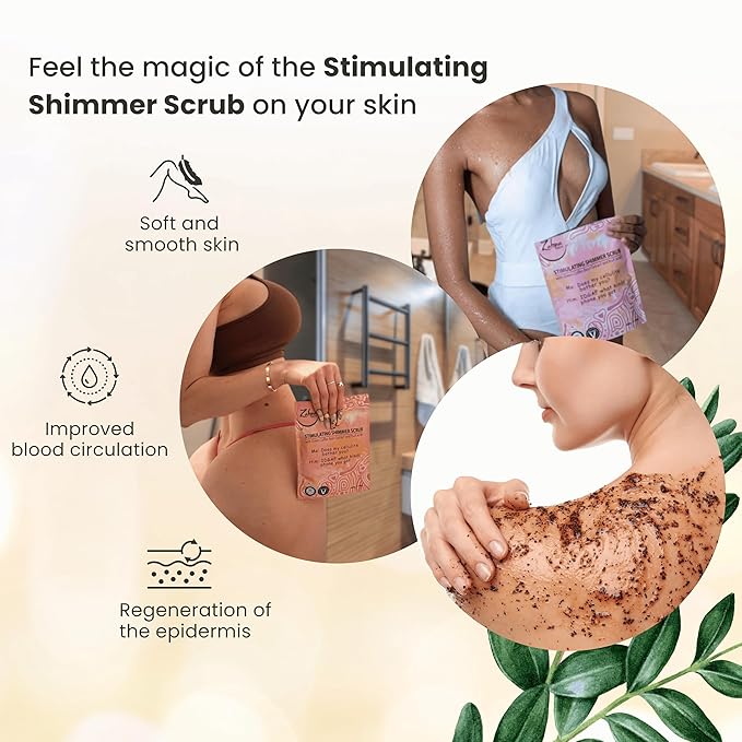 Pink Himalayan Exfoliating Body Scrub for Women – 100% Organic & Vegan, Salt Scrub Exfoliator for All Skin Types, Natural Body Exfoliating Scrub for Shower & Bath, Pink Salt Body Scrub