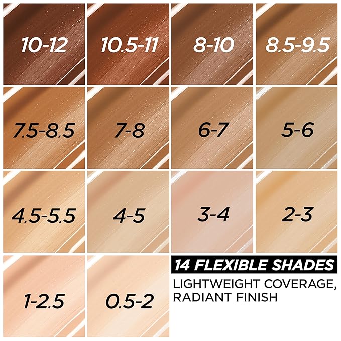 L'Oreal Paris True Match Nude Hyaluronic Tinted Serum Foundation with 1% Hyaluronic acid, Medium Tan 5-6, 1 fl. oz.