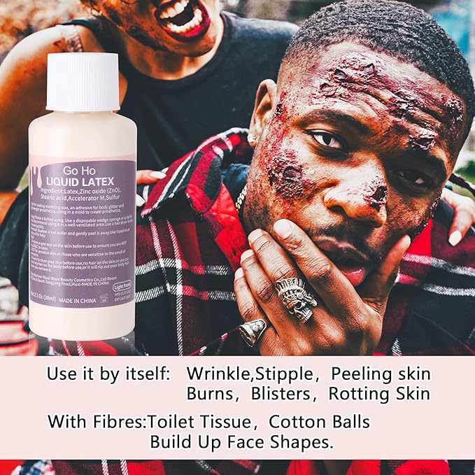 Go Ho Fake Blood Makeup for Special Effects,Set 1,BY078