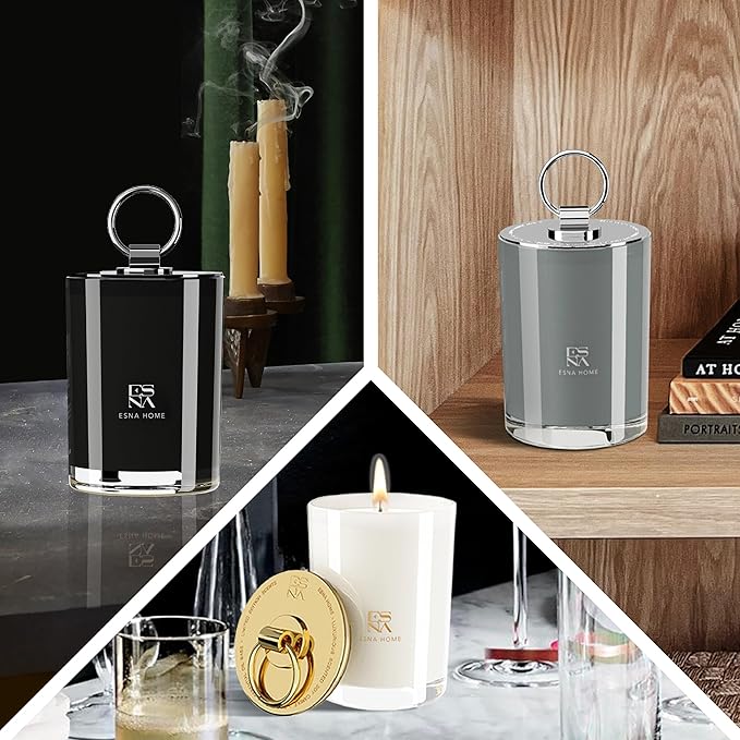 Trio Premium Gift Set 3 Full Size Highly Scented Aromatherapy Housewarming GIF All Natural Soy Candle Anniversary for Him Packed to Perfection Holiday Candle Gift for Christmas150h Hours Clean Burn