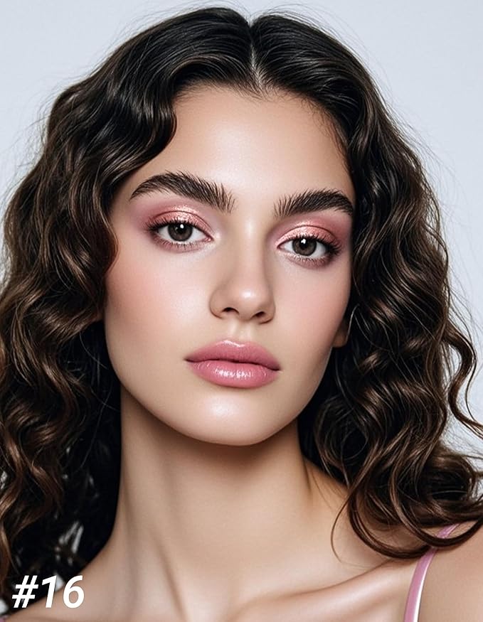 Erinde Shimmer Cream Eyeshadow Stick, Long Lasting Metallic Eye Shadow Sticks, Waterproof Creamy Glitter Eyeshadow Pencil, High Pigmented Blendable Neutral Eye Makeup, 16 Champagne Shimmer