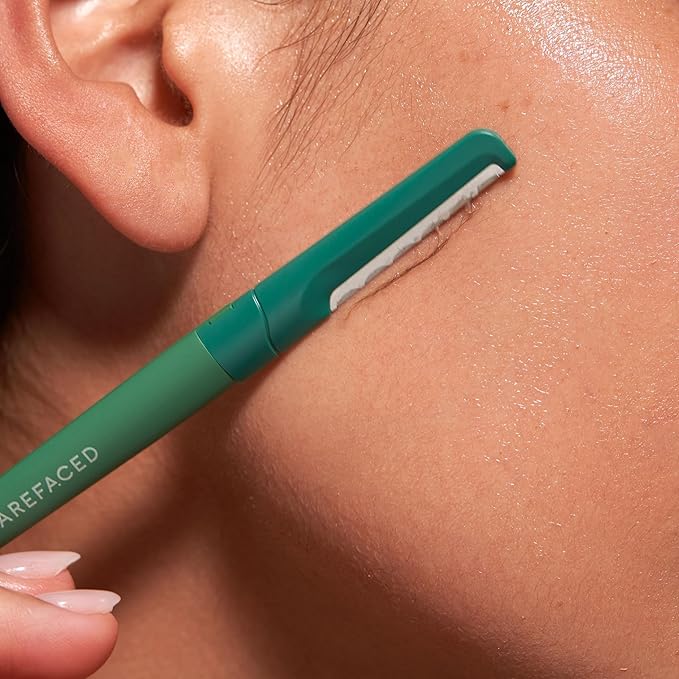 Barefaced Ultimate Women's Shaving Kit - Perfectionist Facial Oil and Facial Razor - Effortless Oilplaning and Dermaplaning at Home