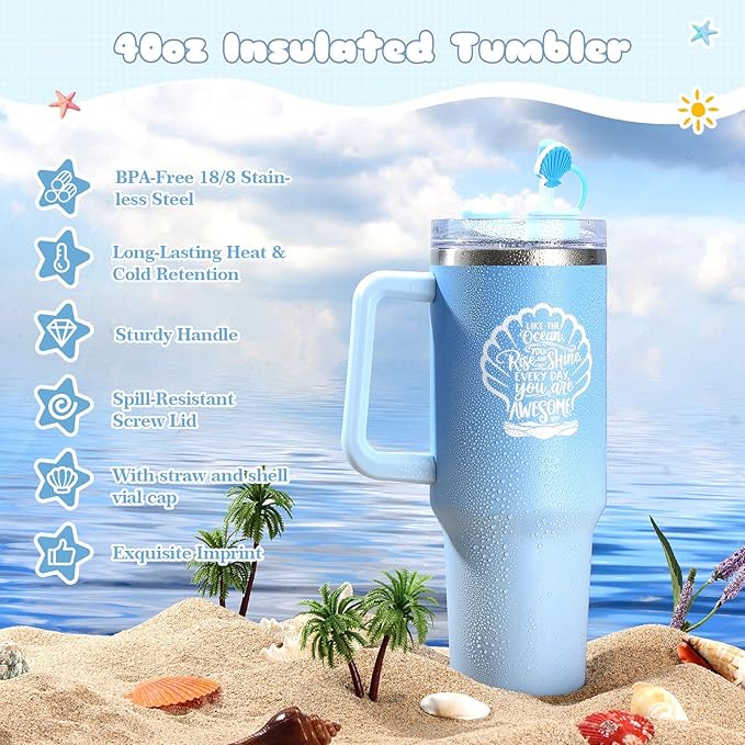 Birthday Gifts for Women Self Care Gifts for Women Spa Gifts Set Get Well Soon Gifts Baskets Care Package Blue Gifts Box Christmas Gifts for Mom Her Bestie Sister Best Friend Wife Girlfriend Coworker