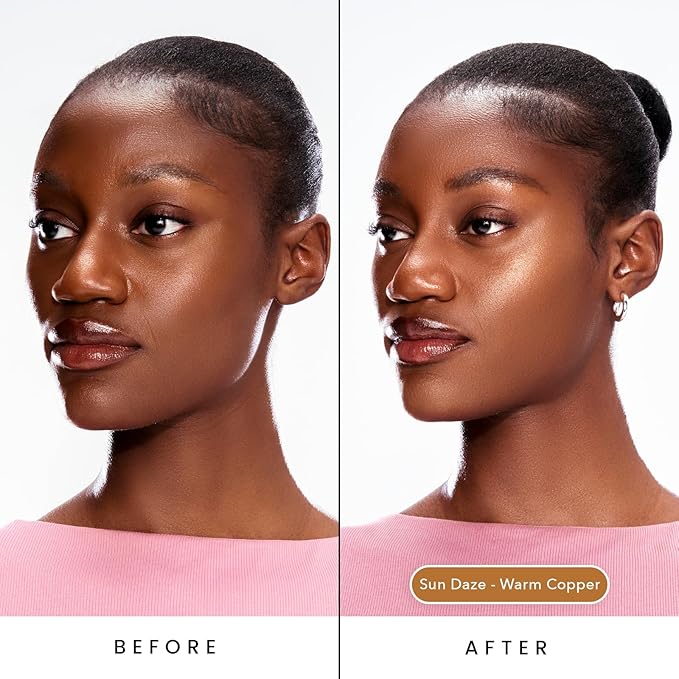 Sacheu Liquid Glow STAY-N Liquid Highlighter & Illuminator Makeup — 30ml Long Lasting Luminous Glow Lightweight Dewy Finish, Sun Daze