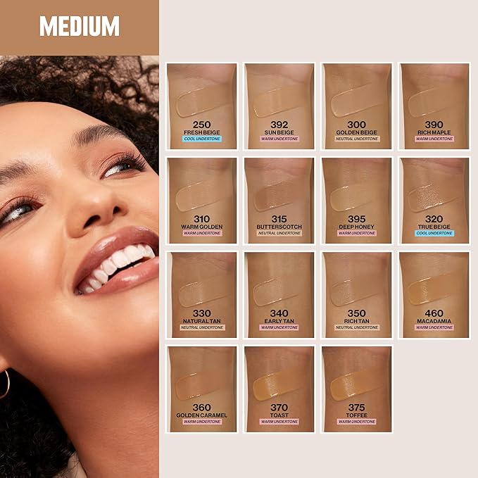 Revlon Liquid Foundation, ColorStay Face Makeup for Combination & Oily Skin, SPF 15, Medium-Full Coverage with Matte Finish, Macadamia (460), 1.0 oz