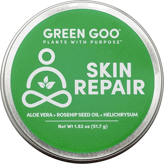 Green Goo Natural Skin Care Salve, Skin Repair and Protection, 1.82-Ounce Large Tin