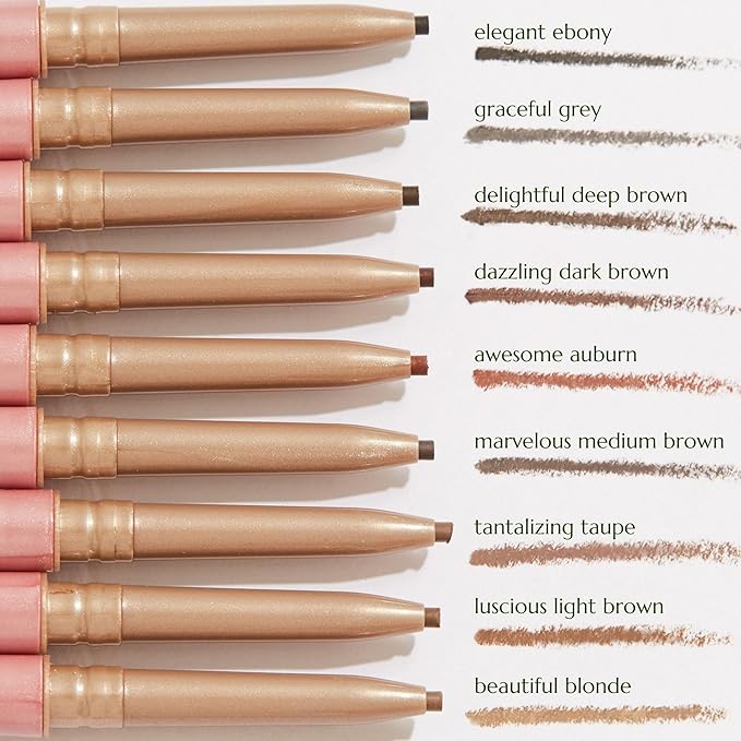 Chella Eyebrow Pencil – Easy-to-Use Brow Definer for Shaping, Filling & Blending – Long-Wear Medium Brown Eyebrow Pencils for Women with Precise Tip (Medium brown)