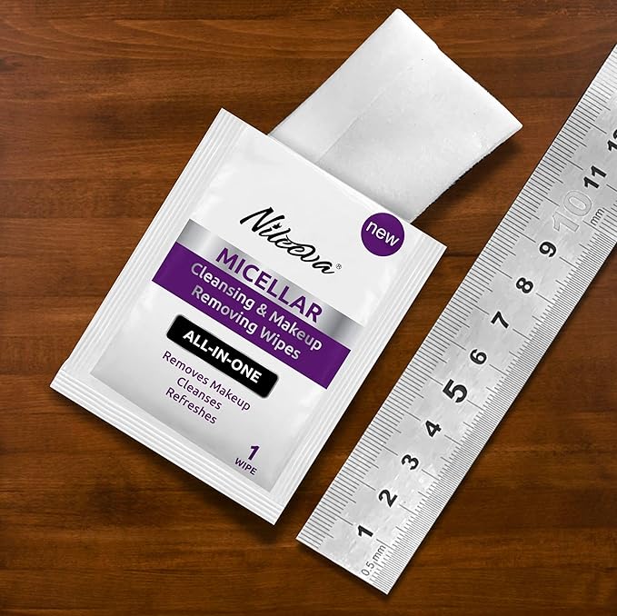 Face Makeup Remover I Makeup Cleansing Wipes For Home, Travel or Hotels, Makeup Retail I SINGLE WIPES I Easy Dispensing Box For Hotels (1200 Wipes [24 Packs X 50 Wipes] Super Bulk Value)