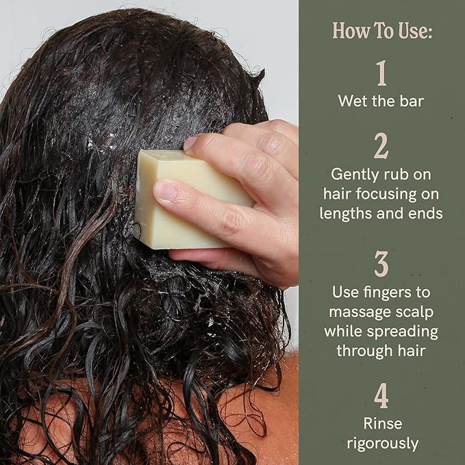 J·R·LIGGETT'S Hair Conditioner Bar, Moisturizing Conditioner Hair Bar that Leaves Hair Smooth & Tangle Free, Gives Hair a Healthy Sheen, Plant Based Ingredients, 2 Pack 1.75oz