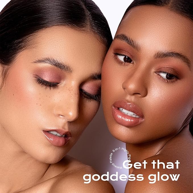 Color Nymph 6 Colors Eyeshadow Makeup Palette, Shimmer & Matte Long-Lasting Make up Kit, 6-in-1 Multi-Colored Travel Size Eye Shadow Palette | Includes Brush & Mirror | Stacked Makeup Design (Neutral)