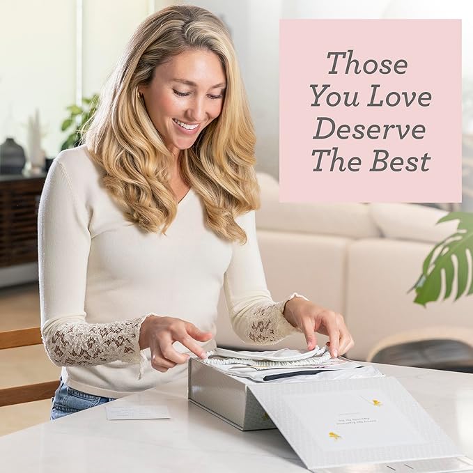 Lizush Luxury 6-Piece Lavender Spa Kit for Women - Relaxation Spa Gift Basket, Self-Care Care Package for Wife - Happy Birthday - Handmade in The USA