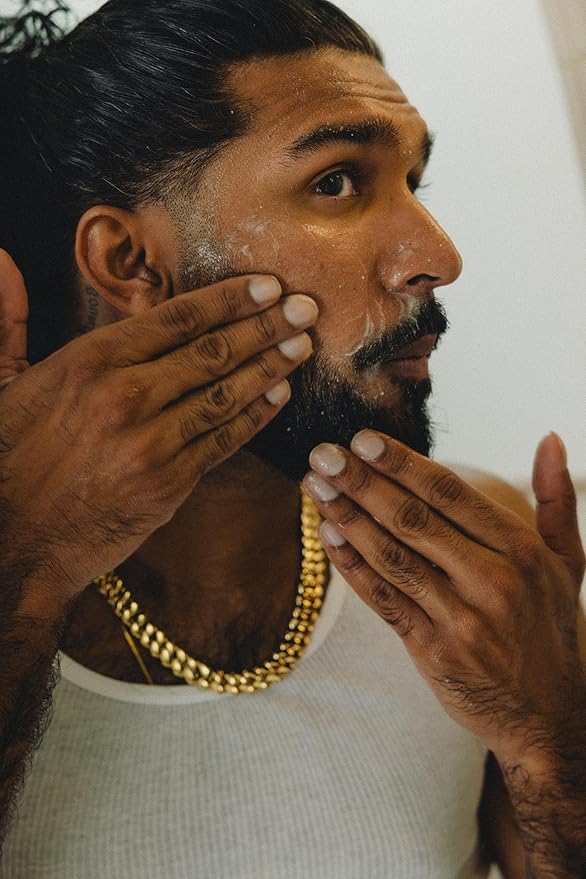 The Shop by LeBron James Men's Hydrating Face Lotion, Lightweight Daily Moisturizer for All Skin Types, Soothes Post-Shave Irritation, Protects Barrier, Non-Greasy Formula, Eucalyptus Scent, 3.4 Fl Oz