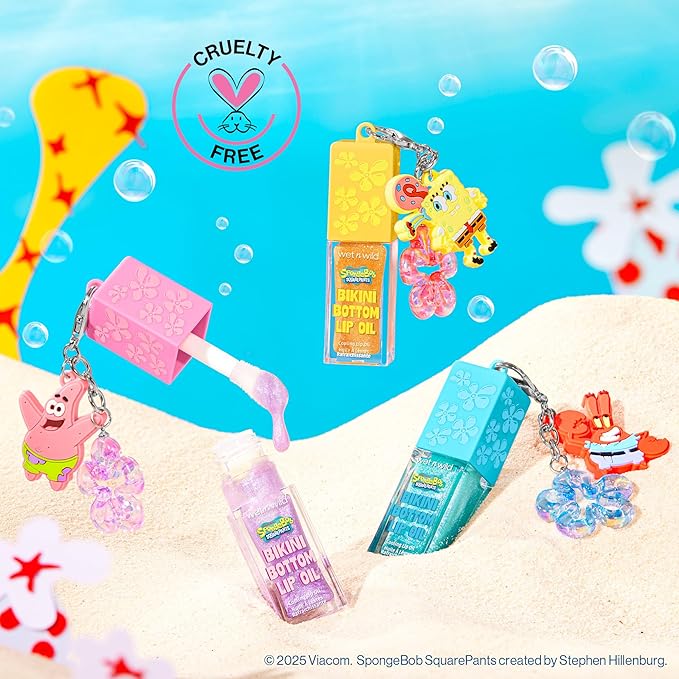 wet n wild SpongeBob SquarePants PR Box - Pineapple House 2-Layer Collector’s Set with Makeup & Tools for Unique F.U.N Looks, Cruelty-Free