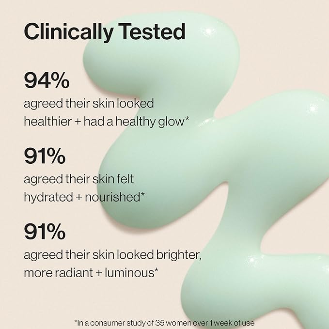 Honest Beauty Daily Green Juice Antioxidant Super Serum | Improves Skin Tone + Texture | Gentle for Sensitive Skin, Fragrance Free, Vegan | 1 fl oz