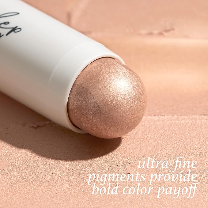 Julep Skip The Brush Cream to Powder Highlighter Stick- Sheer Glow - Blendable and Buildable Color - 2-in-1 Makeup Stick