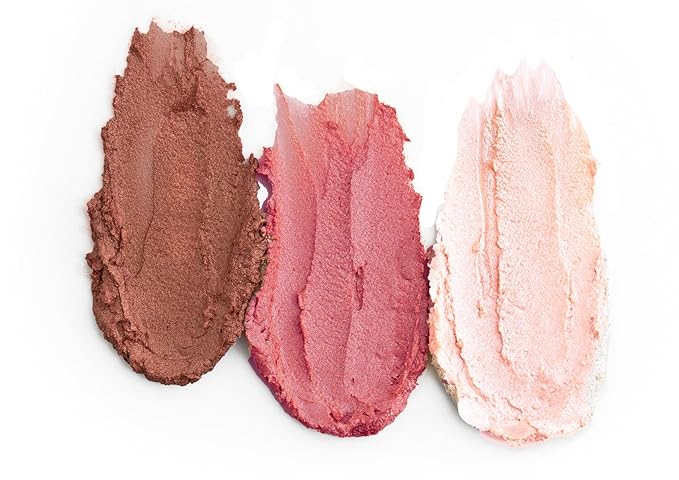 Cheek Palette: Bronzer, Highlighter, Blush Palette for Dewy Skin, Lit from Within by Dermaflage, 10g/.35oz