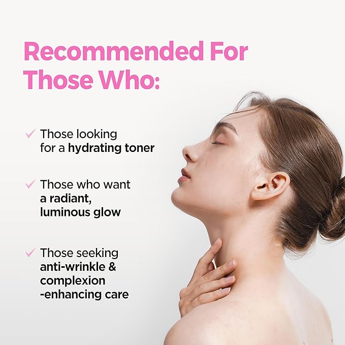 KLAVUU Hydrating Milky Toner with Pearl & Niacinamide – Facial Toner for Skin Glow, Wrinkle Care & Moisture Balance, Korean Skincare (4.76oz)