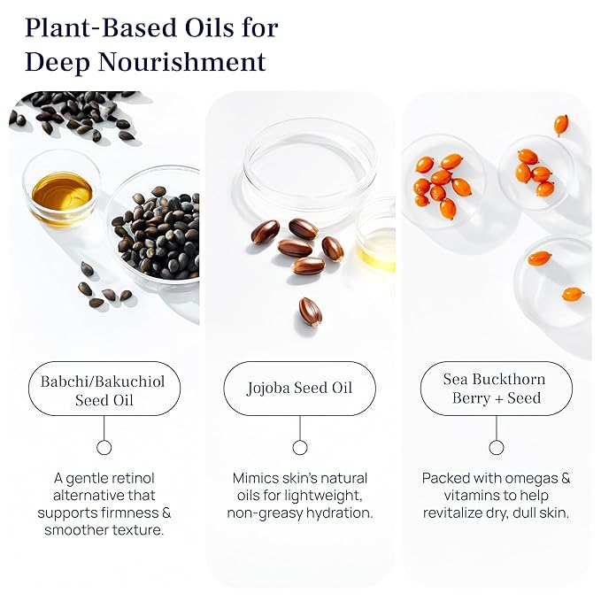 PUREANCE Organic Bakuchiol Retinol Serum - Bakuchiol for Face Skin and Wrinkles - Cellular Restore Serum - With Jojoba Oil, Sea Buckthorn, Camu Camu, Babchi, Maple Leaf Extracts & More - 1 Fl Oz