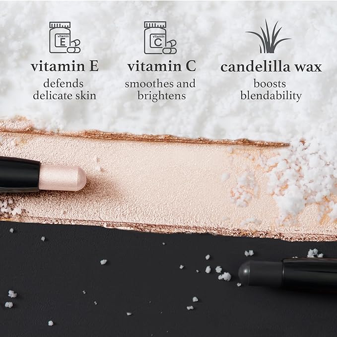 Julep Eye Brightening Duo: Champagne Shimmer and Pearl Shimmer Eyeshadow Stick Eye Makeup