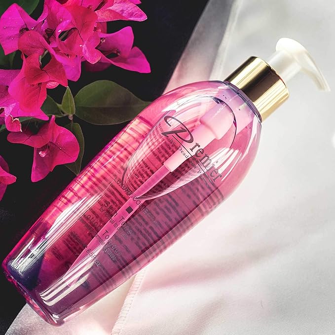 Premier Dead Sea Skin Toner Normal To Oily Skin, pH 5.5 balancing, alcoholic cleanser that is mild and gentle to skin, with natural ingredients of witch hazel and minerals 8.5fl.oz