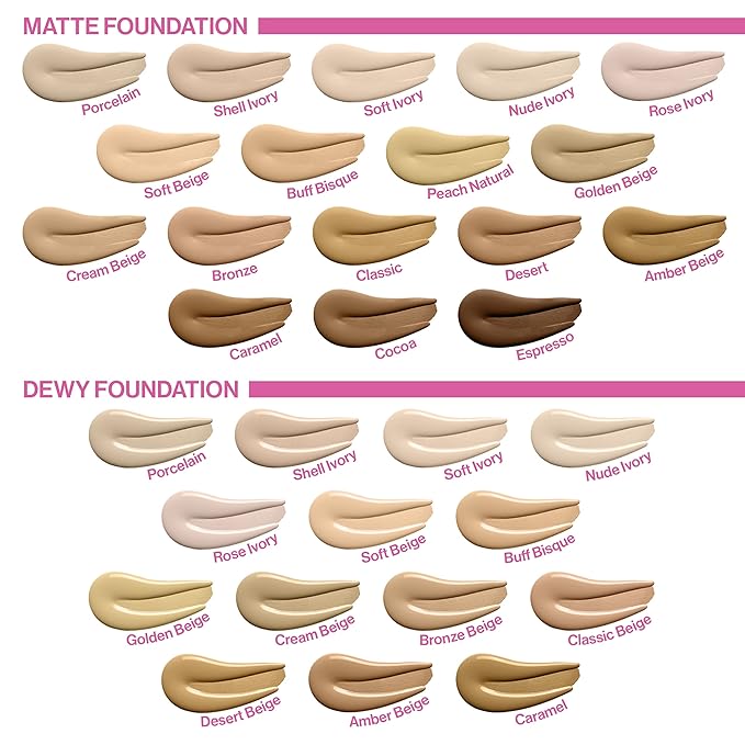wet n wild Photo Focus Dewy Liquid Foundation Makeup, Shell Ivory ('Packaging may vary)