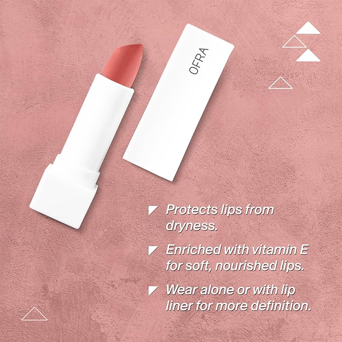 Ofra Tropicana | Long Lasting & Extremely Pigmented Lipstick | Moisturizing Formula for Smooth, Hydrated Lips | Bold, Vibrant Color with All-Day Wear | 4.5g 0.16oz