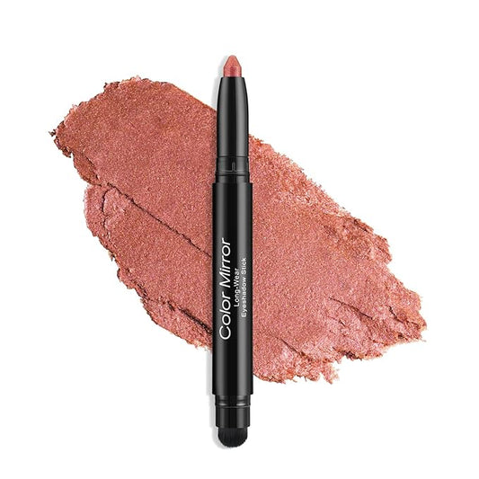 Longwear Cream Eye Shadow Sticks(46 Ruby Metallic), Smudge-Proof, Waterproof Eyeshadow,Silky Formula Glitter With Makeup Brush,Red Eyeshadow Stick