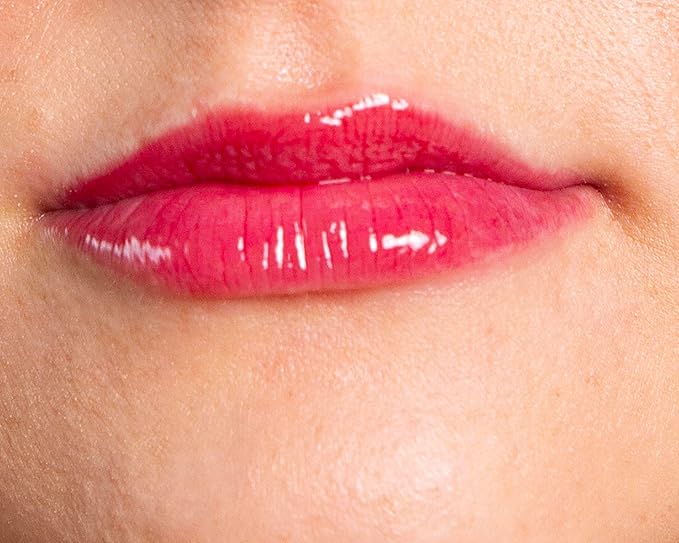 | Handmade, Vegan, Moisturizing Lip Gloss, Non-Sticky Lip Gloss (Scarlet)