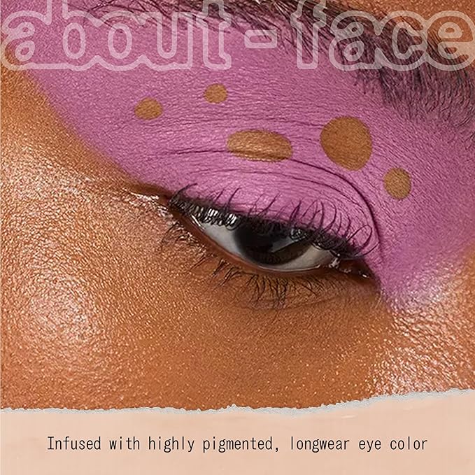 about-face Matte Fluid Eye Paint On Pointe – High-Pigment Liquid Eyeshadow, Long-Lasting, No-Budge Matte Finish, Vegan & Cruelty-Free (Baby Pink)