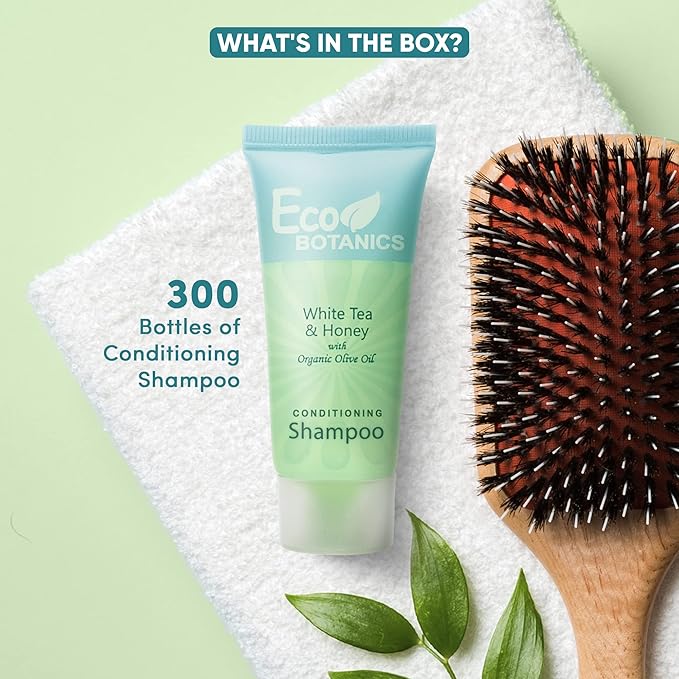 Eco Botanics Travel-Size Hotel Conditioning Shampoo 0.85 oz (Case of 300)