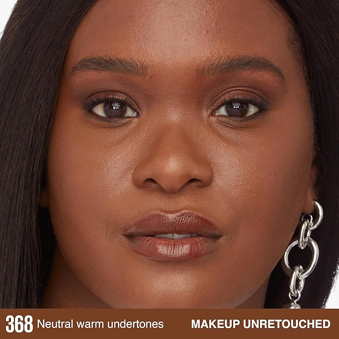 Maybelline Super Stay Lumi-Matte Foundation, Lightweight and Buildable Full Coverage Foundation Makeup For Up To 30HR Wear, 368, 1 Count